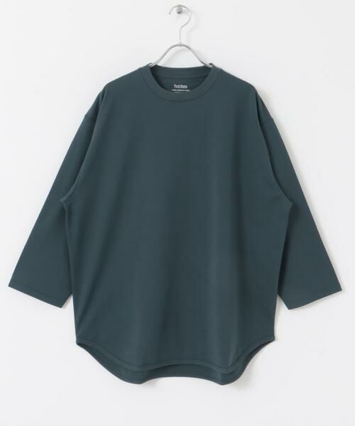 URBAN RESEARCH DOORS / アーバンリサーチ ドアーズ Tシャツ | ポンチ8分袖ラウンドヘムTシャツ | 詳細7