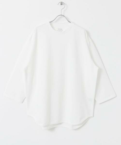 URBAN RESEARCH DOORS / アーバンリサーチ ドアーズ Tシャツ | ポンチ8分袖ラウンドヘムTシャツ | 詳細22