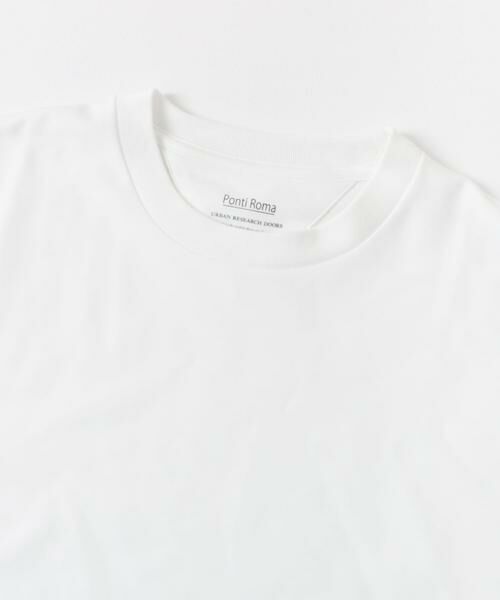 URBAN RESEARCH DOORS / アーバンリサーチ ドアーズ Tシャツ | ポンチ8分袖ラウンドヘムTシャツ | 詳細23