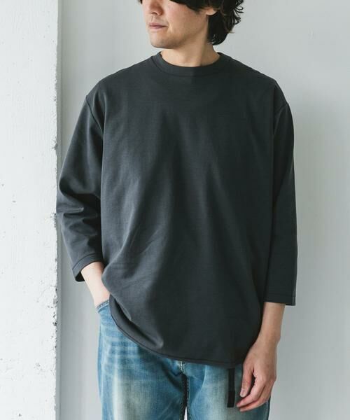 URBAN RESEARCH DOORS / アーバンリサーチ ドアーズ Tシャツ | ポンチ8分袖ラウンドヘムTシャツ | 詳細26