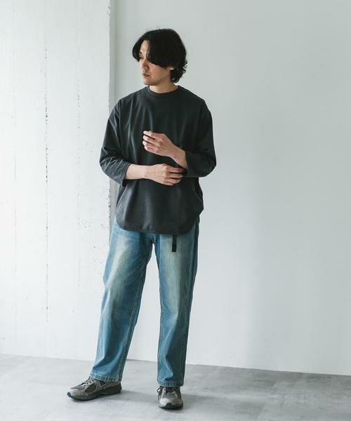 URBAN RESEARCH DOORS / アーバンリサーチ ドアーズ Tシャツ | ポンチ8分袖ラウンドヘムTシャツ | 詳細29