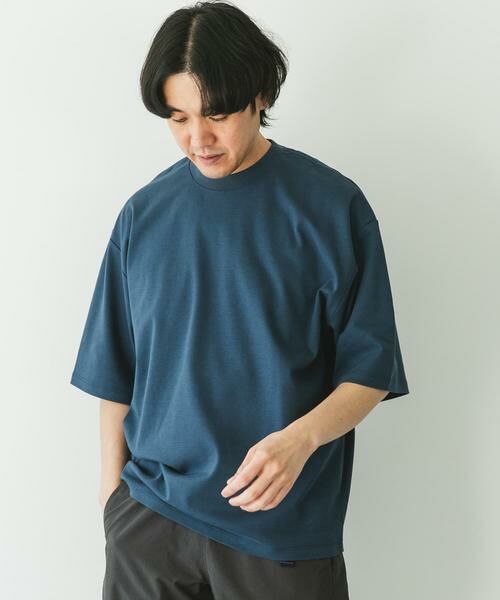 URBAN RESEARCH DOORS / アーバンリサーチ ドアーズ Tシャツ | 『UR TECH』防汚ワイドテーパードTシャツ | 詳細1