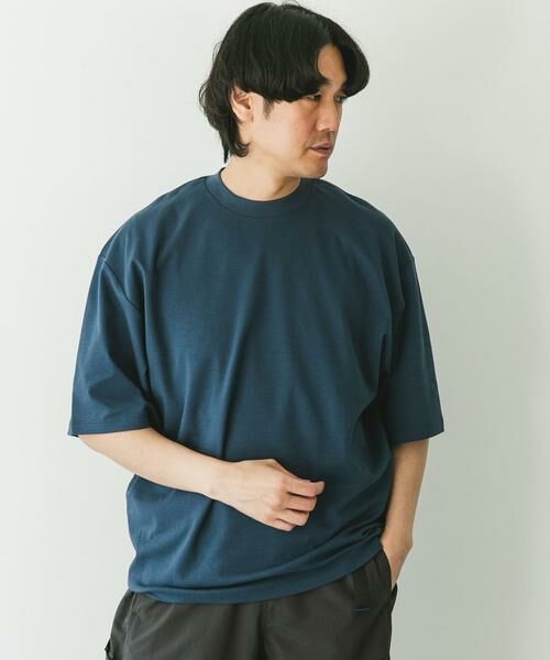 URBAN RESEARCH DOORS / アーバンリサーチ ドアーズ Tシャツ | 『UR TECH』防汚ワイドテーパードTシャツ | 詳細2