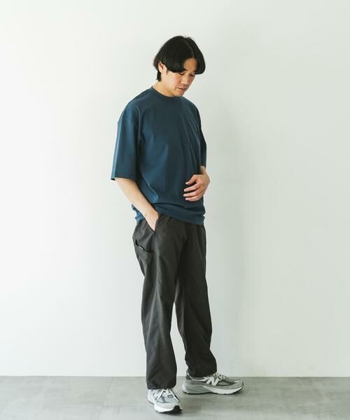 URBAN RESEARCH DOORS / アーバンリサーチ ドアーズ Tシャツ | 『UR TECH』防汚ワイドテーパードTシャツ | 詳細5