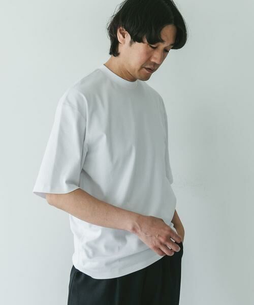 URBAN RESEARCH DOORS / アーバンリサーチ ドアーズ Tシャツ | 『UR TECH』防汚ワイドテーパードTシャツ | 詳細18