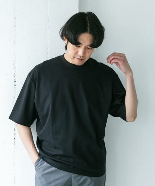 URBAN RESEARCH DOORS / アーバンリサーチ ドアーズ Tシャツ | 『UR TECH』防汚ワイドテーパードTシャツ | 詳細23