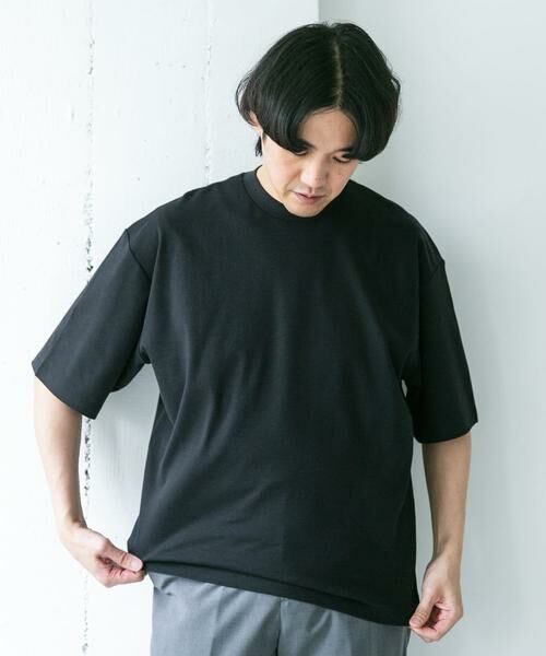 URBAN RESEARCH DOORS / アーバンリサーチ ドアーズ Tシャツ | 『UR TECH』防汚ワイドテーパードTシャツ | 詳細24