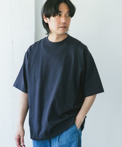 URBAN RESEARCH DOORS/アーバンリサーチ ドアーズ 10.5オンス ヘビーウェイト ショートスリーブ Tシャツ ブラック M