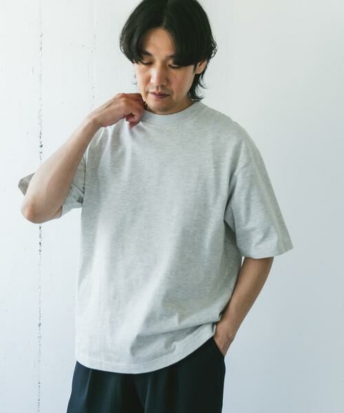 URBAN RESEARCH DOORS/アーバンリサーチ ドアーズ 10.5オンス ヘビーウェイト ショートスリーブ Tシャツ グレー系その他 L URBAN RESEARCH DOORS/アーバンリサーチ ドアーズ 10.5オンス ヘビーウェイト ショートスリーブ Tシャツ グレー系その他 L