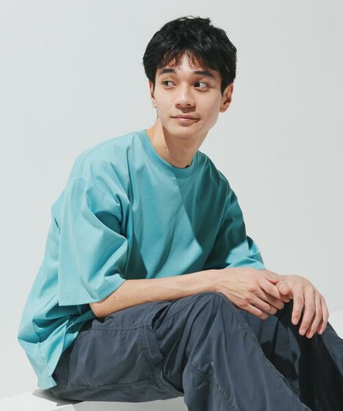 URBAN RESEARCH DOORS / アーバンリサーチ ドアーズ Tシャツ | 『UR TECH』サマシェア クルーネックTシャツ | 詳細2