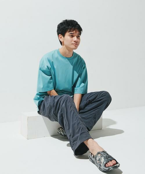 URBAN RESEARCH DOORS / アーバンリサーチ ドアーズ Tシャツ | 『UR TECH』サマシェア クルーネックTシャツ | 詳細3