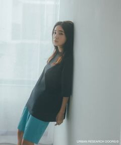 URBAN RESEARCH DOORS / アーバンリサーチ ドアーズ Tシャツ | 『仁村紗和さん着用』『UR TECH』サマシェア ドロストTシャツ