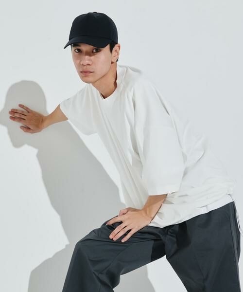 URBAN RESEARCH DOORS / アーバンリサーチ ドアーズ Tシャツ | 『仁村紗和さん着用』『UR TECH』サマシェア ドロストTシャツ | 詳細1