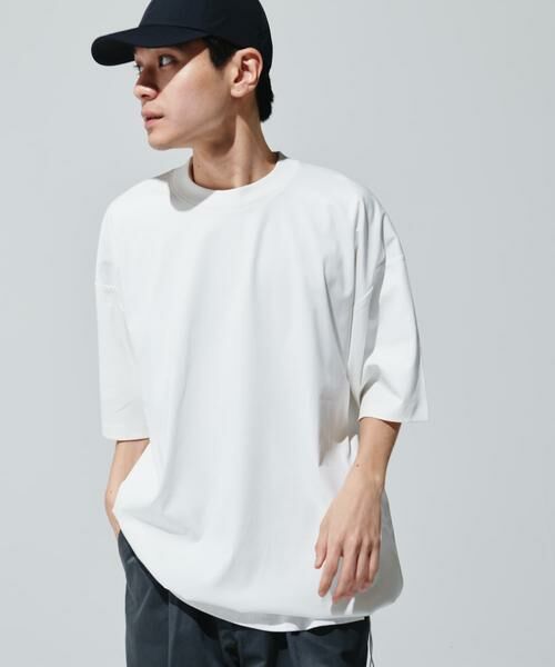 URBAN RESEARCH DOORS / アーバンリサーチ ドアーズ Tシャツ | 『仁村紗和さん着用』『UR TECH』サマシェア ドロストTシャツ | 詳細3