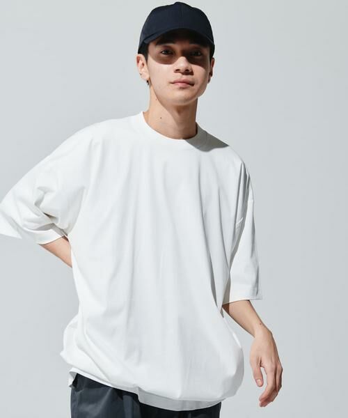 URBAN RESEARCH DOORS / アーバンリサーチ ドアーズ Tシャツ | 『仁村紗和さん着用』『UR TECH』サマシェア ドロストTシャツ | 詳細6
