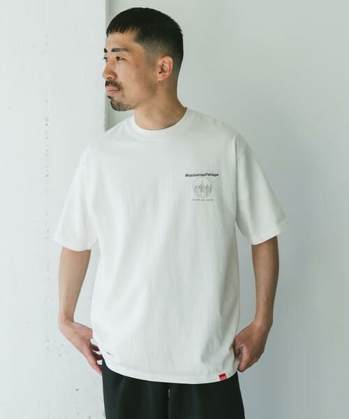 URBAN RESEARCH DOORS / アーバンリサーチ ドアーズ Tシャツ | 『別注』MANHATTAN PORTAGE×DOORS　1ポイントプリントTシャツ | 詳細16