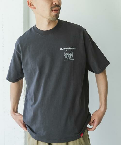 URBAN RESEARCH DOORS / アーバンリサーチ ドアーズ Tシャツ | 『別注』MANHATTAN PORTAGE×DOORS　1ポイントプリントTシャツ | 詳細25