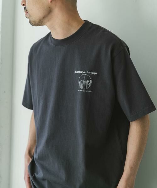 URBAN RESEARCH DOORS / アーバンリサーチ ドアーズ Tシャツ | 『別注』MANHATTAN PORTAGE×DOORS　1ポイントプリントTシャツ | 詳細26