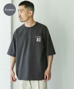 URBAN RESEARCH DOORS / アーバンリサーチ ドアーズ Tシャツ | 『別注』MANHATTAN PORTAGE×DOORS　フットボール オーバーサイズTシャツ