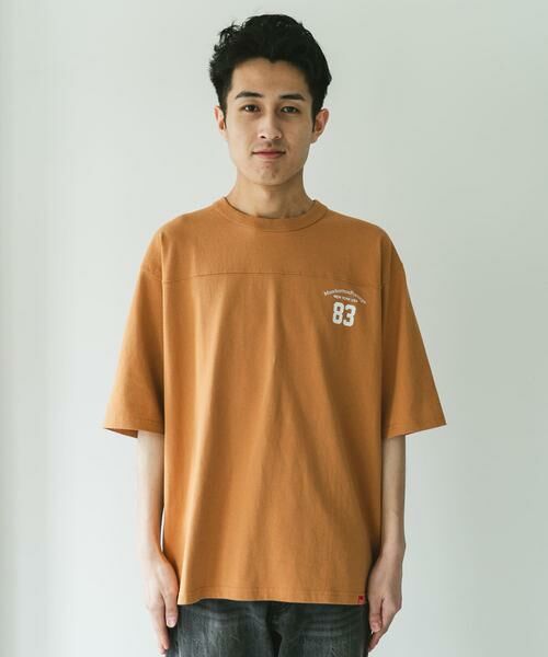 URBAN RESEARCH DOORS / アーバンリサーチ ドアーズ Tシャツ | 『別注』MANHATTAN PORTAGE×DOORS　フットボール オーバーサイズTシャツ | 詳細11