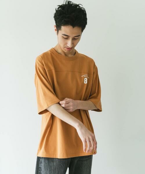 URBAN RESEARCH DOORS / アーバンリサーチ ドアーズ Tシャツ | 『別注』MANHATTAN PORTAGE×DOORS　フットボール オーバーサイズTシャツ | 詳細2