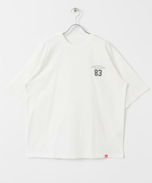 URBAN RESEARCH DOORS / アーバンリサーチ ドアーズ Tシャツ | 『別注』MANHATTAN PORTAGE×DOORS　フットボール オーバーサイズTシャツ | 詳細22