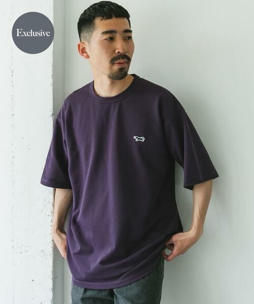 URBAN RESEARCH DOORS/アーバンリサーチ ドアーズ 『XLサイズ/WEB限定』『別注』PENNEYS×DOORS THEFOX 鹿の子ショートスリーブT パープル M URBAN RESEARCH DOORS/アーバンリサーチ ドアーズ 『XLサイズ/WEB限定』『別注』PENNEYS×DOORS THEFOX 鹿の子ショートスリーブT パープル M