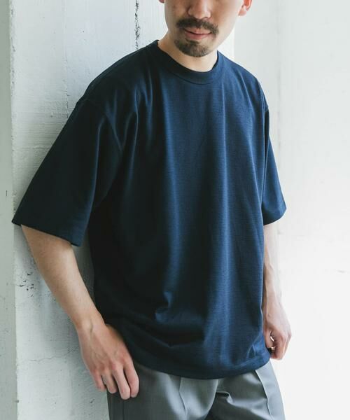 URBAN RESEARCH DOORS / アーバンリサーチ ドアーズ Tシャツ | JAPAN FABRIC リネンライクTシャツ | 詳細3