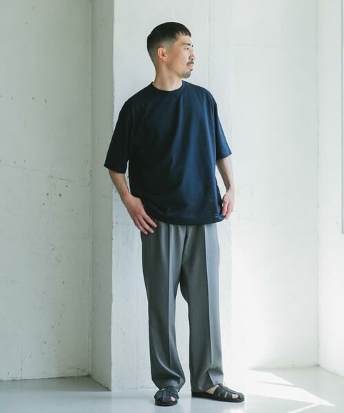 URBAN RESEARCH DOORS / アーバンリサーチ ドアーズ Tシャツ | JAPAN FABRIC リネンライクTシャツ | 詳細5