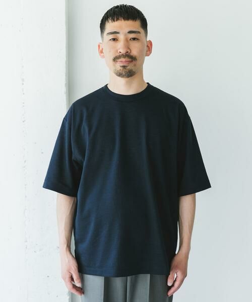 URBAN RESEARCH DOORS / アーバンリサーチ ドアーズ Tシャツ | JAPAN FABRIC リネンライクTシャツ | 詳細6