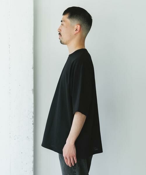 URBAN RESEARCH DOORS / アーバンリサーチ ドアーズ Tシャツ | JAPAN FABRIC リネンライクTシャツ | 詳細24