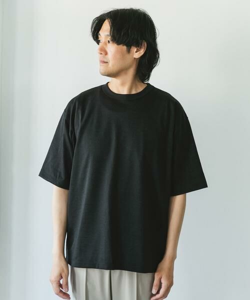 URBAN RESEARCH DOORS / アーバンリサーチ ドアーズ Tシャツ | JAPAN FABRIC リネンライクTシャツ | 詳細26