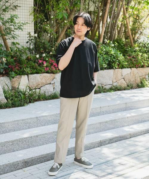 URBAN RESEARCH DOORS / アーバンリサーチ ドアーズ Tシャツ | JAPAN FABRIC リネンライクTシャツ | 詳細16