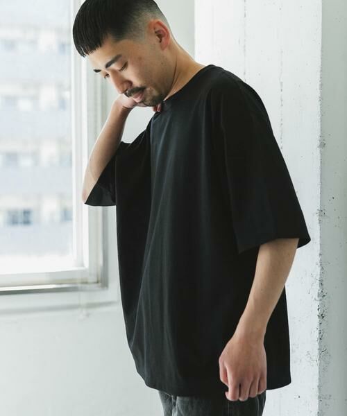URBAN RESEARCH DOORS / アーバンリサーチ ドアーズ Tシャツ | JAPAN FABRIC リネンライクTシャツ | 詳細19