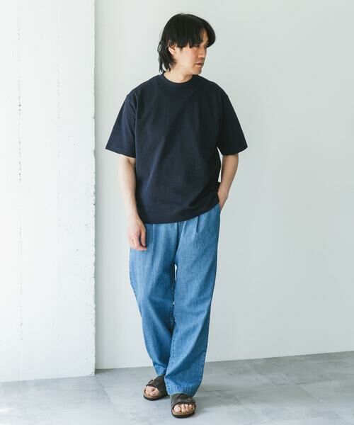 URBAN RESEARCH DOORS / アーバンリサーチ ドアーズ Tシャツ | シルケットシアサッカーTシャツ | 詳細6