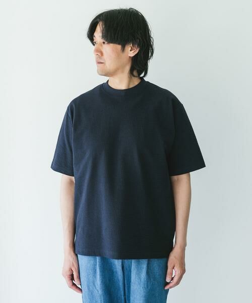 URBAN RESEARCH DOORS / アーバンリサーチ ドアーズ Tシャツ | シルケットシアサッカーTシャツ | 詳細7