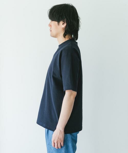 URBAN RESEARCH DOORS / アーバンリサーチ ドアーズ Tシャツ | シルケットシアサッカーTシャツ | 詳細8
