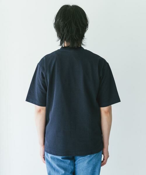 URBAN RESEARCH DOORS / アーバンリサーチ ドアーズ Tシャツ | シルケットシアサッカーTシャツ | 詳細9