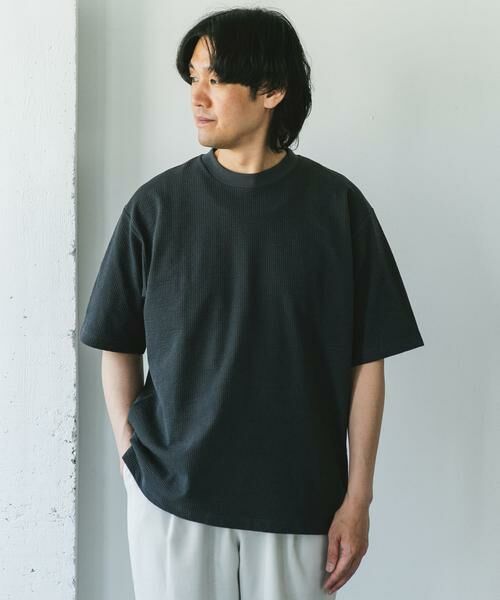 URBAN RESEARCH DOORS / アーバンリサーチ ドアーズ Tシャツ | シルケットシアサッカーTシャツ | 詳細15