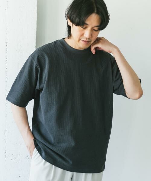 URBAN RESEARCH DOORS / アーバンリサーチ ドアーズ Tシャツ | シルケットシアサッカーTシャツ | 詳細16