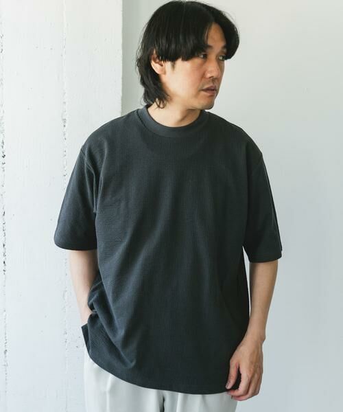 URBAN RESEARCH DOORS / アーバンリサーチ ドアーズ Tシャツ | シルケットシアサッカーTシャツ | 詳細17