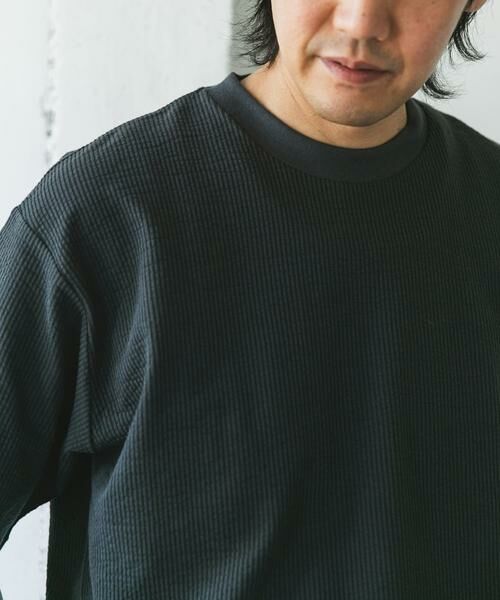 URBAN RESEARCH DOORS / アーバンリサーチ ドアーズ Tシャツ | シルケットシアサッカーTシャツ | 詳細18