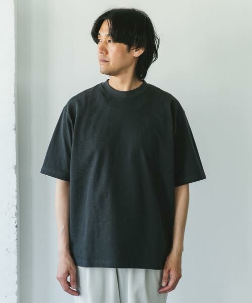 URBAN RESEARCH DOORS / アーバンリサーチ ドアーズ Tシャツ | シルケットシアサッカーTシャツ | 詳細21