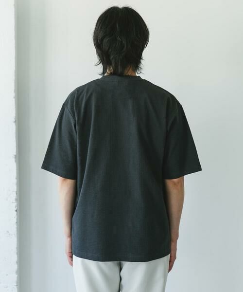 URBAN RESEARCH DOORS / アーバンリサーチ ドアーズ Tシャツ | シルケットシアサッカーTシャツ | 詳細23