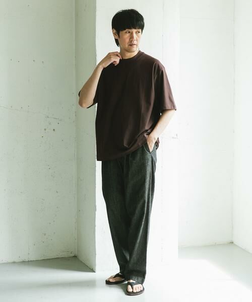 URBAN RESEARCH DOORS / アーバンリサーチ ドアーズ Tシャツ | ミラノリブシルケット ショートスリーブTシャツ | 詳細5