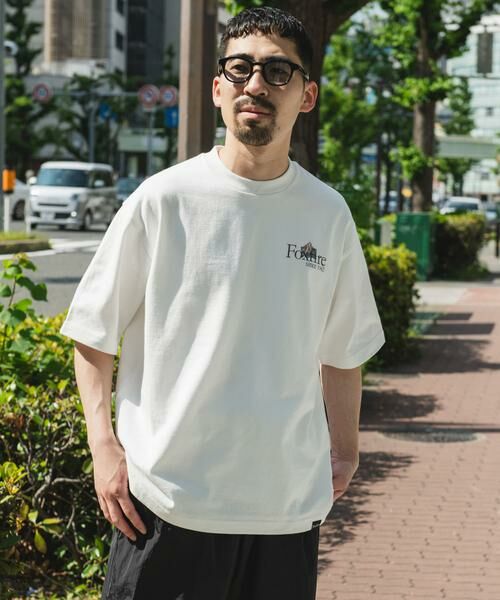 URBAN RESEARCH DOORS / アーバンリサーチ ドアーズ Tシャツ | 『別注』Foxfire×DOORS　焚火プリントTシャツ | 詳細1