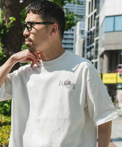 URBAN RESEARCH DOORS / アーバンリサーチ ドアーズ Tシャツ | 『別注』Foxfire×DOORS　焚火プリントTシャツ | 詳細3