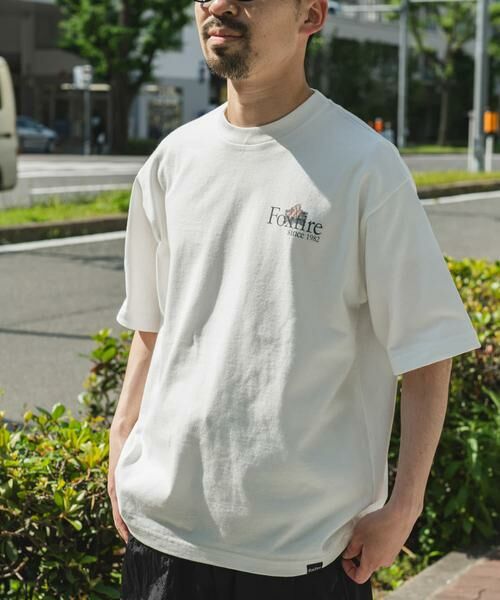 URBAN RESEARCH DOORS / アーバンリサーチ ドアーズ Tシャツ | 『別注』Foxfire×DOORS　焚火プリントTシャツ | 詳細4