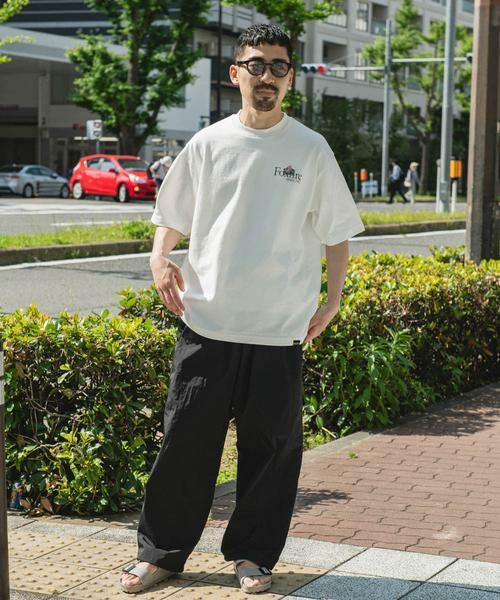 URBAN RESEARCH DOORS / アーバンリサーチ ドアーズ Tシャツ | 『別注』Foxfire×DOORS　焚火プリントTシャツ | 詳細6