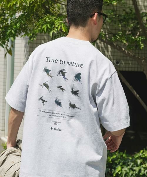 URBAN RESEARCH DOORS / アーバンリサーチ ドアーズ Tシャツ | 『別注』Foxfire×DOORS　毛針プリントTシャツ | 詳細8